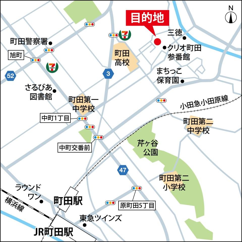 南大谷案内図